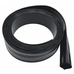 PVC heat shrink sleeve for protecting industrial chains from dirt, moisture, and abrasion. Expands to 1-1/2 in inside diameter and recovers to 3/4 in at a 2:1 ratio. Installed by applying heat. Suitable for use on chains in conveyor systems, material handling equipment, and machinery.