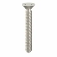 Tamper Resistant Screw: #6-32 Thread Size, 1 in Lg, Stainless Steel, Plain, Flat, Spanner, 50 PK (MPN 121740)