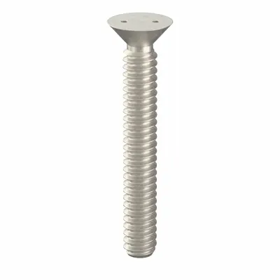 TAMPER-PRUF SCREW Tamper Resistant Screw: #6-32 Thread Size, 1 in Lg, Stainless Steel, Plain - Flat Head Tamper-Resistant Machine Screws