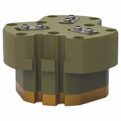 ROBOHAND Parallel Jaw Gripper: 8 mm Stroke Lg, 29 psi to 100 psi, 100 psi Max Op Pressure - Three-Finger Parallel Grippers