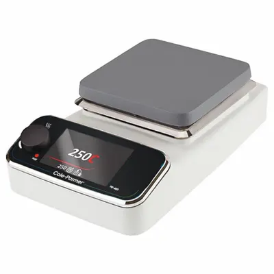 COLE PARMER Hot Plate: US Std Plug Type, 5 7/8 in Plate Wd, 5 7/8 in Plate Lg, Rectangular - Single-Position Hot Plates