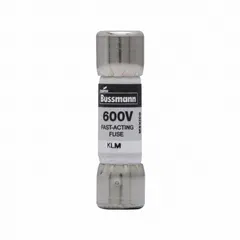 Fast-acting cylindrical fuse rated 3 A, 600 V AC and 600 V DC. Midget size with 13/32 x 1-1/2 in dimensions. Provides overcurrent protection in control circuits, lighting systems, and power supplies.
