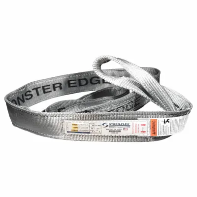 STREN-FLEX Web Sling: Type 4, Nylon, 4 Plies, 20 ft Sling Lg - Protected-Edge Nylon Twisted-Eye Web Slings