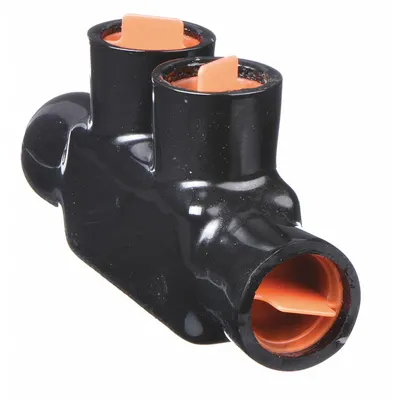 BLACKBURN Multitap Connector: 2 Port, Double-Sided Entry, 6 AWG – 250 kcmil Wire Size - Dry-Location Double-Sided Entry Multitap Connectors