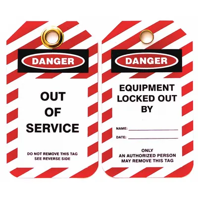 SKILCRAFT Lockout Tag: Danger - Safety