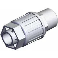 SMC High Purity Tube Fitting: 1/2 in Pipe x 1/2 in OD Size, NPT x Compression, PFA (MPN LQ3H4C-MN)