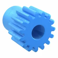 Machined Spur Gear: Module m 1, 15 Teeth, 6 mm Bore Dia, Nylon, 20° Pressure Angle, Plain Bore (MPN PS1-15)