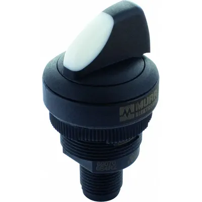 MURRELEKTRONIK Selector Switch: 22 mm Panel Mounting Size, 2 Positions, Short Lever - Selector Switches