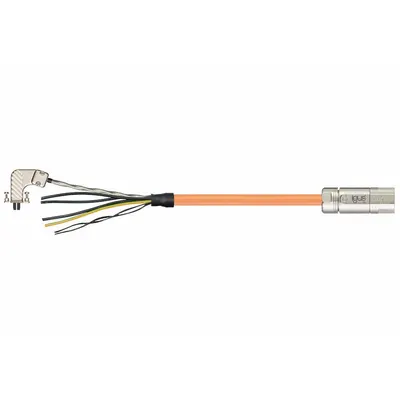 READYCABLE Servo Cable: Basic Cable, 100 ft Lg, For Allen-Bradley, Similar To 2090-CSBM1DE-14AF - Allen-Bradley-Style Servo Hybrid Cable Cordsets