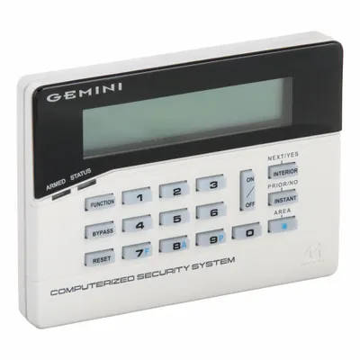 NAPCO GEM-RP1CAE2 LCD Keypad with Integral Zone Expander - Keypads for Security Systems