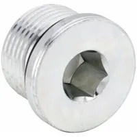PARKER Plug: Plug, Steel, 22 mm, Threaded, 9,100 psi (MPN VSTI22X1.5ORCF)