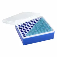 Lab Storage & Racks - IceRacks: 6 in Overall Wd, 2 in Overall Ht, 6 in Overall Lg, Polypropylene (MPN R8014)