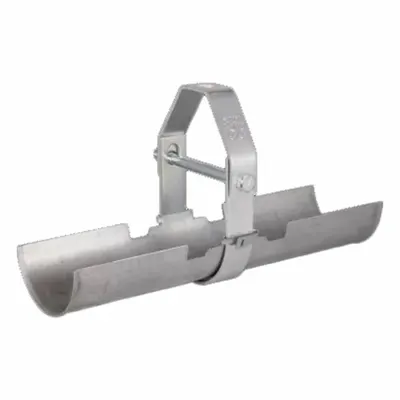 ANVIL Protection Shield: Pre-Galvanized Steel, For 3.5 in Insulation Outside Dia - Clevis Hanger Insulation Support Saddles