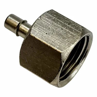 MEM-CO Nickel-Plated Brass Barbed Tube Fitting - Nickel-Plated Brass Barbed Tube Fittings
