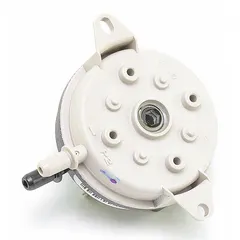 Pressure switch for gas-fired heating equipment. Monitors air pressure to verify proper combustion airflow, typically used in unit heaters and rooftop units. Helps maintain safe burner operation by ensuring draft inducer operation before gas flow.
