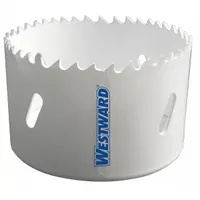 WESTWARD Hole Saw: 4 3/4 in Saw Dia., 4/6 Teeth per Inch, 1 1/2 in Max. Cutting Dp, Bi-Metal
