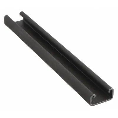 PBC LINEAR Hardened Crown Roller Rail: 1.625, 24 in Overall Lg, 1.625 in Overall Wd - PBC Linear Hardened Crown Roller Guide Rails