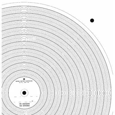 GRAPHIC CONTROLS Circular Paper Chart: Partlow, PW 00215208, 11.88 in Circular Chart Dia - Circular Charts Compatible with Partlow