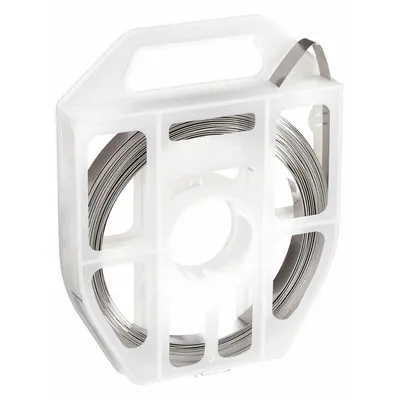 BAND-IT Stainless Steel Band: 0.03 in Strapping Thick, 1,800 lb Break Strength - 316 Stainless Steel Strapping