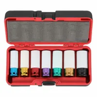 AMERICAN FORGE & FOUNDRY Automotive Socket Set: 1/2 in Drive Size, Small Set (0-50 pieces) Set Size (MPN 58007)