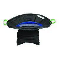 This adjustable-frame insert street drain filter measures 30 inches in length and 30 inches in width. It is designed to filter trash from stormwater runoff, capturing debris to help maintain drainage system performance