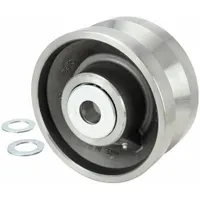 APPROVED VENDOR Track Wheel: 8 in Wheel Dia., 4 in Wheel Wd, 15,000 lb Load Capacity, Steel, Silver (MPN W-840-FVT-1-1/4)