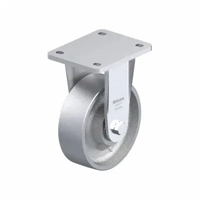 OEM Plate Caster: Rigid - Heavy-Duty Metric Plate Casters