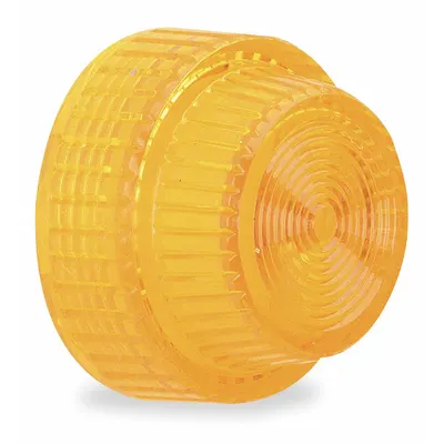 SCHNEIDER Pilot Light Lens: 30 mm Panel Mounting Hole Dia, Amber, Fresnel - Pilot-Light Lenses