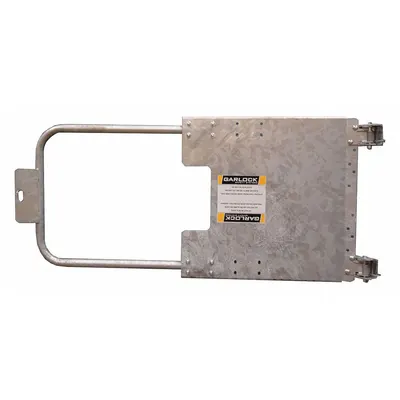GARLOCK SAFETY SYSTEMS Single-Door Metal: For 17 in to 48 in Opening Wd, 23 3/4 in Gate Ht - Highly Adjustable Single-Door Metal