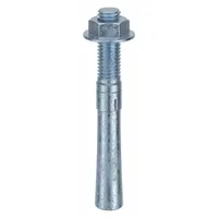 MKT FASTENING Wedge Anchor: 4 1/2 in Overall Lg, 1/2 in Dia, 1/2"-13 Thread Size, Steel, 10 PK (MPN 2112412)