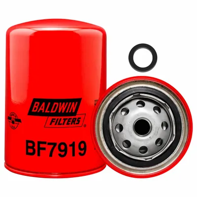 BALDWIN FILTERS Fuel Filter: Spin-On, 3 11/16 in Outside Dia, M16-1.50 Thread Size - Spin-On Fuel Filters