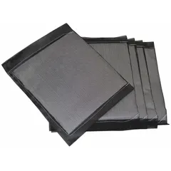 Replacement pads for drip pillows, each pad absorbs 3 gallons of fuels. Pack of 5 gray pads with a total absorption capacity of 3 gallons. Used in maintenance and industrial settings for containing fuel leaks and drips.