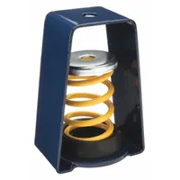 MASON Hanger-Mount Vibration Isolator: Spring, 113 lb Capacity, 2 7/8 in Wd, 2 1/2 in Dpth, Yellow