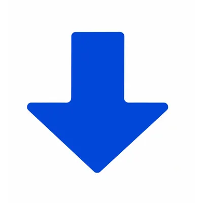 BRADY Floor Marking Tape: Arrow, Solid, Blue, No Legend, 2 in x 5 in, 8 mil Tape Thick - Arrow-Shaped Floor Marking Tape