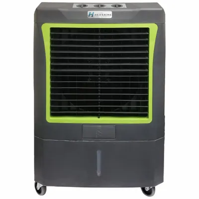 HESSAIRE Portable Evaporative Cooler: 950 sq ft, 5-15P, 115V AC - Portable Evaporative Coolers