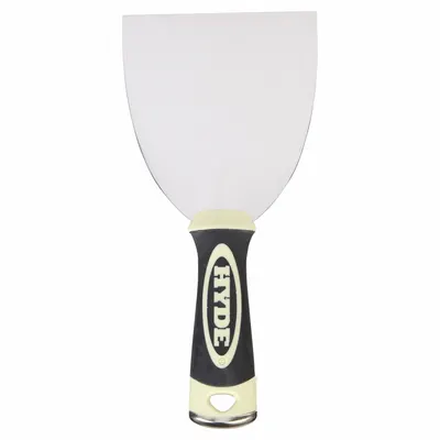 HYDE Joint Knife: Bld. Mat. Carbon Steel, Hdl. Mat. Polypropylene/TPE - Standard Spreading Tools