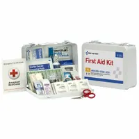 FIRST AID ONLY First Aid Kit and Housing: 94 Components, ANSI/ISEA Z308.1-2021, Type III, Class A (MPN 91325)