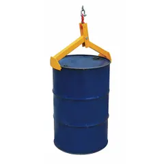 DAYTON Drum Lifter: 2 Grip Points, For 55 gal/85 gal Drum Capacity, Metal, 1,000 lb Wt Capacity, Rim. Key specifications — Color: Yellow; For Drum Material: Metal; Grip Location: Rim; Material: Steel; Brand: DAYTON.