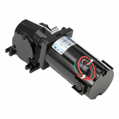 LEESON Right Angle Gearmotors: Right Angle, 90V DC, TENV, 62 RPM, 70 in-lb Max Torque - Right Angle DC Gearmotors