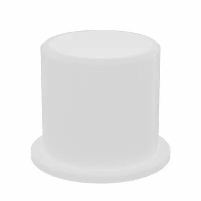 BUNTING BEARINGS Flanged Sleeve Bearing: Nylon, 3/4 in Bore, 7/8 in OD, 7/8 in Overall Lg - General Purpose Plastic Flanged Sleeve Bearings