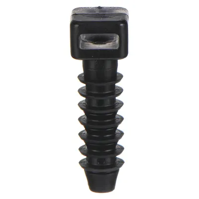 PANDUIT SGMPMS25-C0 Masonry Cable Tie Push Mount, Black, 100 Pack - Masonry Cable Tie Push Mounts