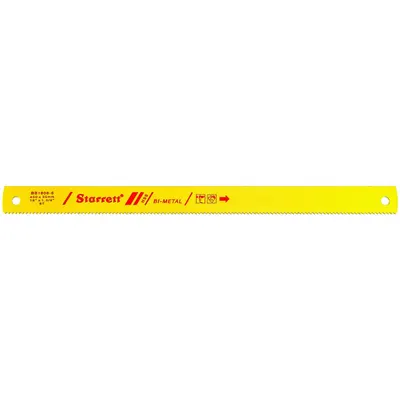 STARRETT Power Hacksaw Blade: Power Hacksaw Blade, 18 in Blade Lg, For 12 in Max. Dia - Steel & General Metal Cutting Blades