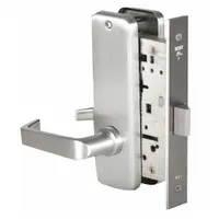 BEST Door Lockset: Passage Lever Locksets, Chrome, ADA Compliant, Interchangeable Core (MPN 45H0N15J626LHRB)