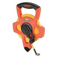 CRESCENT LUFKIN Long Tape Measure: Nonmagnetic Single Hook Tip, 50 m, Plastic with Rubberized Grip (MPN FM050CM)
