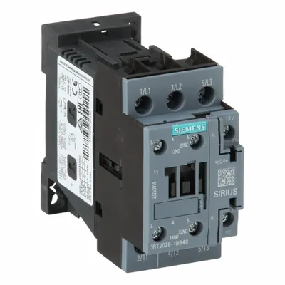 Siemens Magnetic Contactor: Non-Reversing, 3 Poles, 3NO Contacts, 25 A - Non-Reversing IEC Contactors