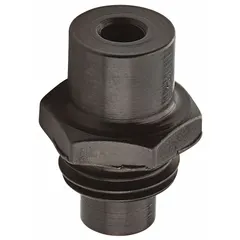 Nose piece for rivet-setting air tools. Compatible with part number 3EUK1. Used in industrial fastening to guide and position rivets during installation.