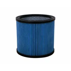 This DAYTON filter is a standard wet/dry paper filter designed for use with Dayton shop vacuums. It captures fine debris and dust during both wet and dry pickup, suitable for workshop cleanup and general maintenance tasks.
