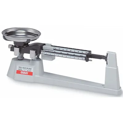 OHAUS Compact Bench Scale: 1 3/10 lb Wt Capacity - Balance Beam Bench Scales