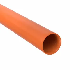 Orange liquid-tight plastic conduit from the 6500 series, 2-inch trade size, 50-foot nominal length. Designed for continuous-flex applications requiring moisture resistance and sealing in industrial wiring installations.