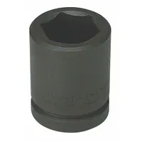 WRIGHT TOOL Impact Socket: 3/4 in Drive Size, Metric, 40 mm Socket Size, 6-Point, Std, Black Oxide (MPN 68-40MM)